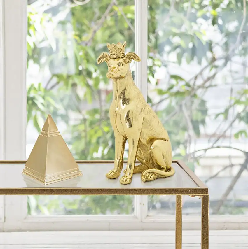 CANE C/CORONA ORO - FERRETTI