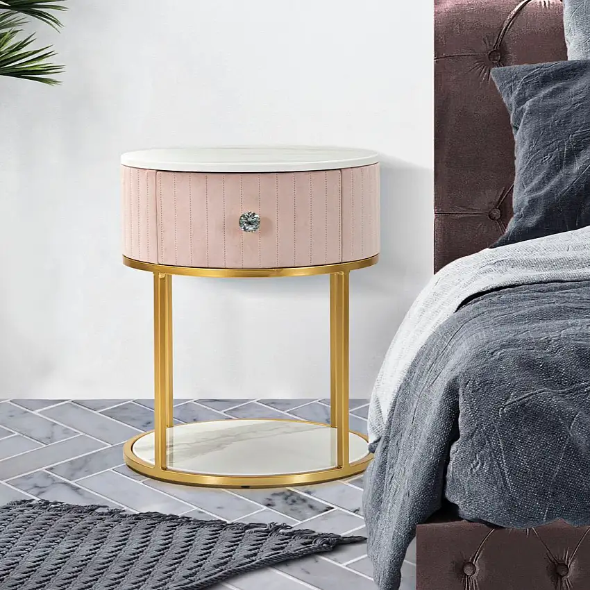 COMODINO MONTPELLIER ROSA - FERRETTI