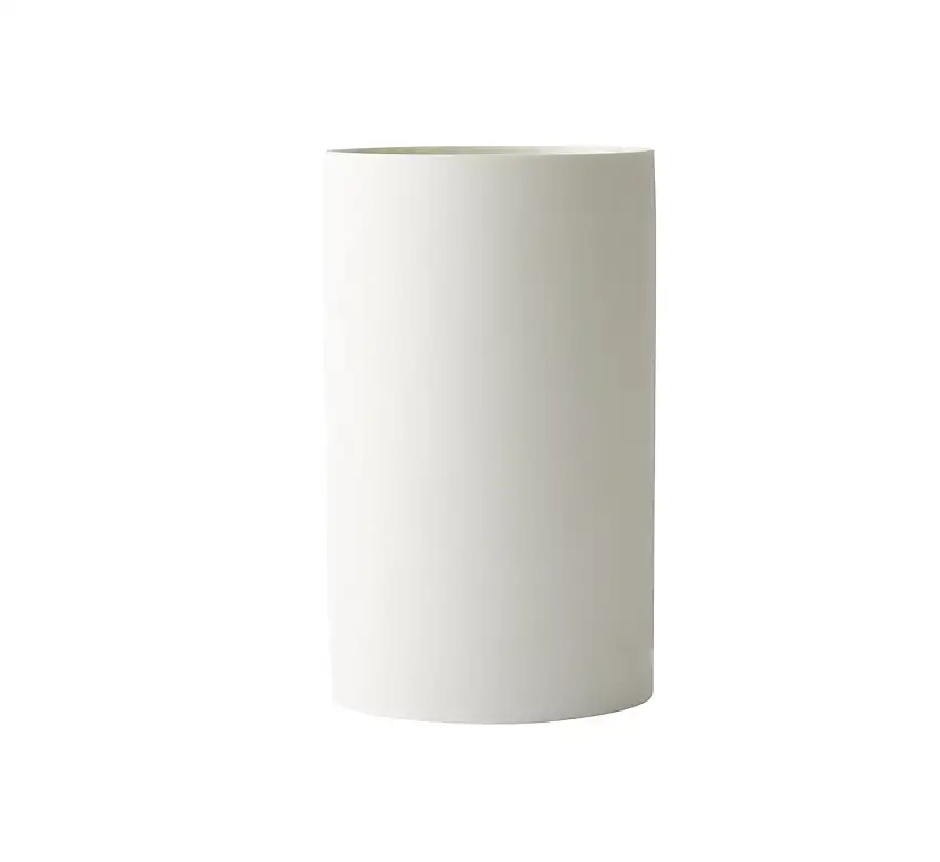 Audo Copenhagen  Cylindrical Vaso Bianco Ø. 12 cm