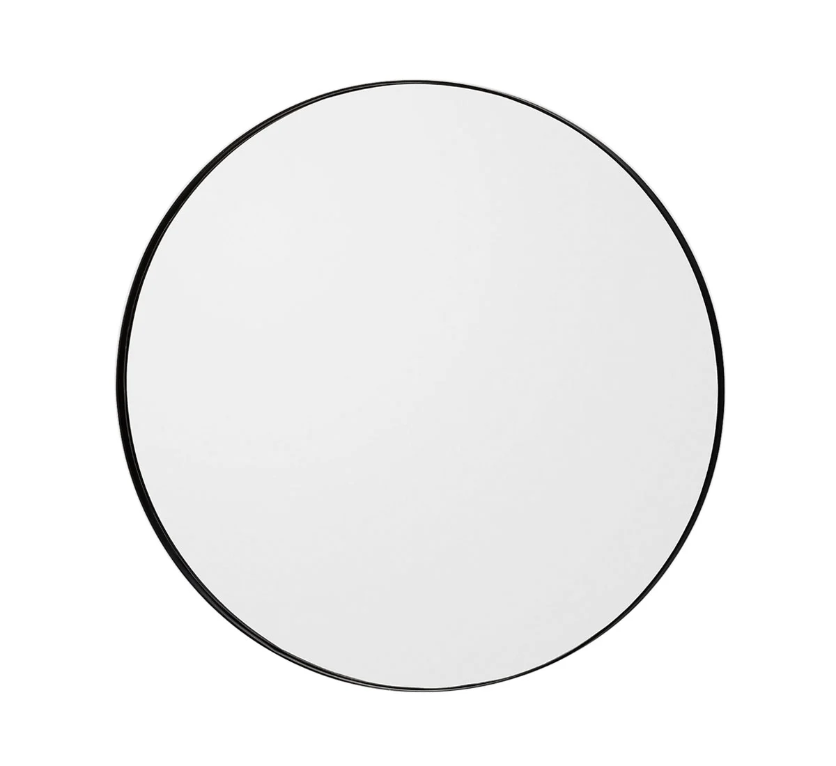 AYTM Circum Specchio da Parete Nero Ø 90 cm