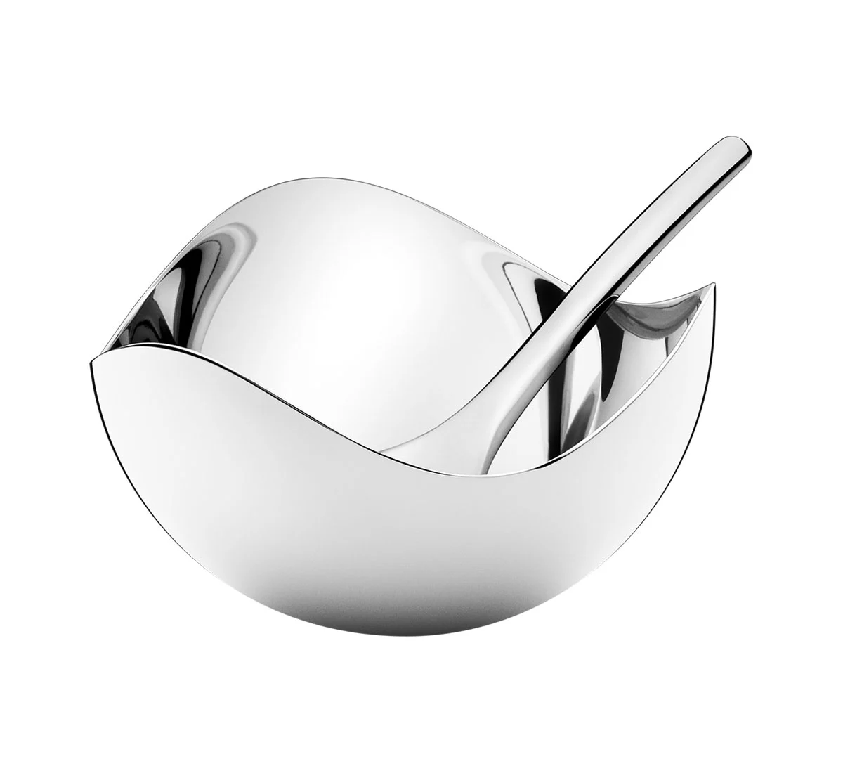 Georg Jensen Bloom Saliera con Cucchiaino