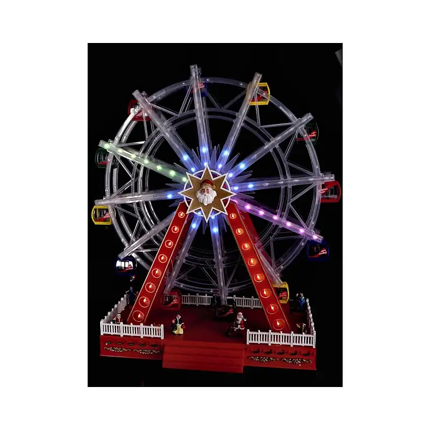 REGALO ITALIANO SRL - Giostra In Plastica Con 100Led, Movimento E Musica 57X25Xh64