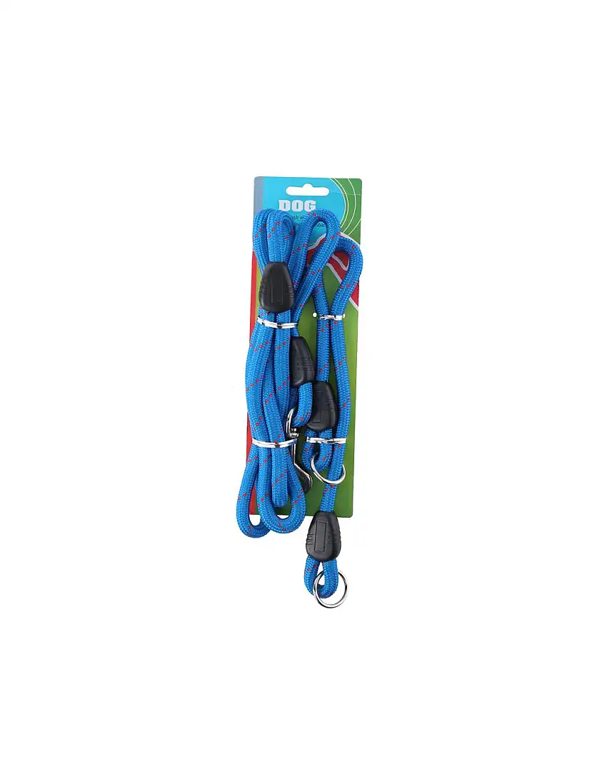 150 cm leash + 45 cm collar (blue)