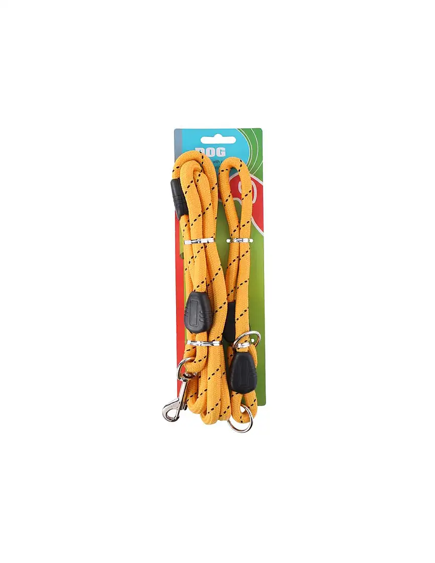 150 cm leash + 45 cm collar (yellow)