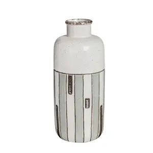 VASO BOTTIGLIA ETNIC CR GRIGIO