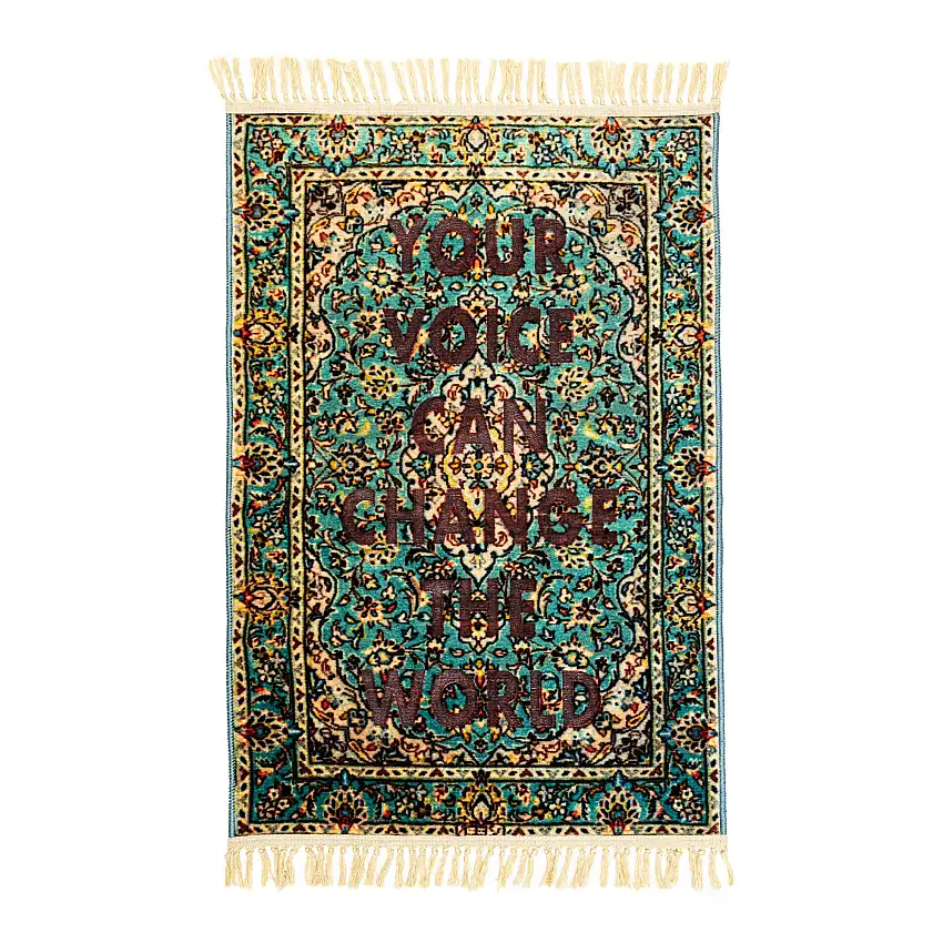 Seletti Tappeto Burnt Carpet #6 - Voice 80x120 cm