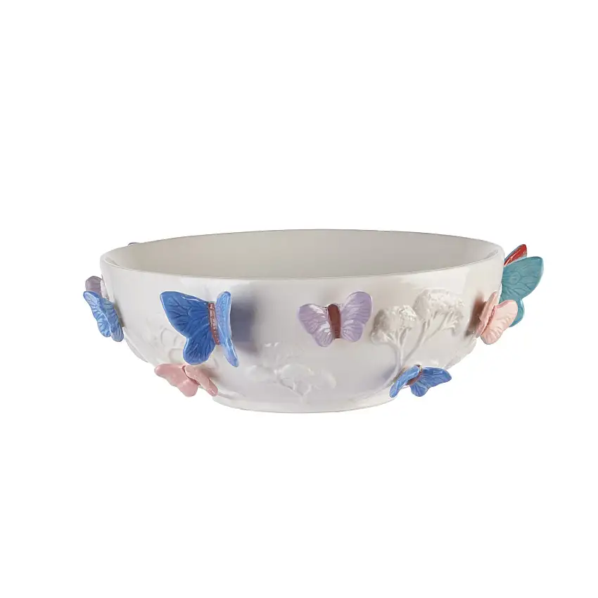 L'Oca Nera | Centrotavola con Farfalle in Ceramica