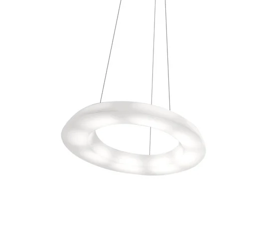 Martinelli Luce Circular Pol Sospensione Bianca