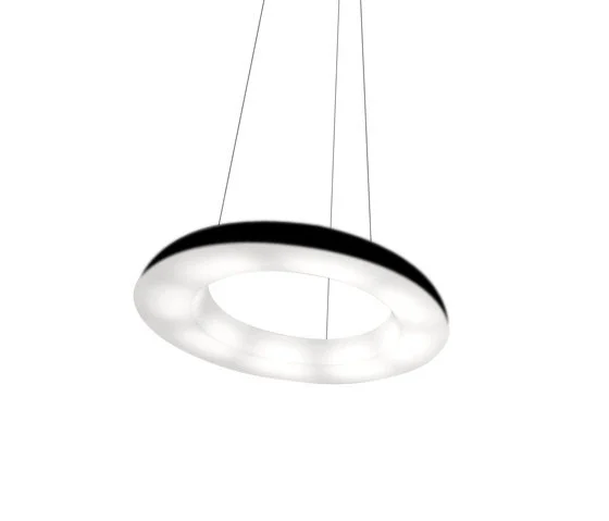 Martinelli Luce Circular Pol Sospensione Nera