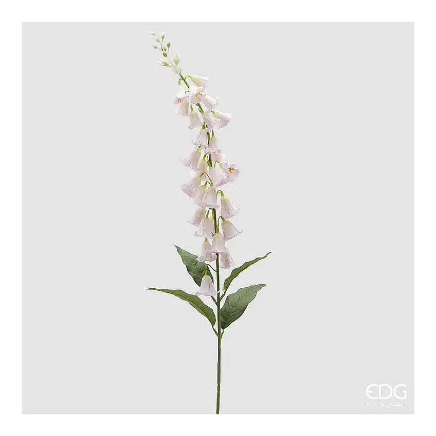 EDG - Digitalis Ramo Con Foglie H.100 Pink