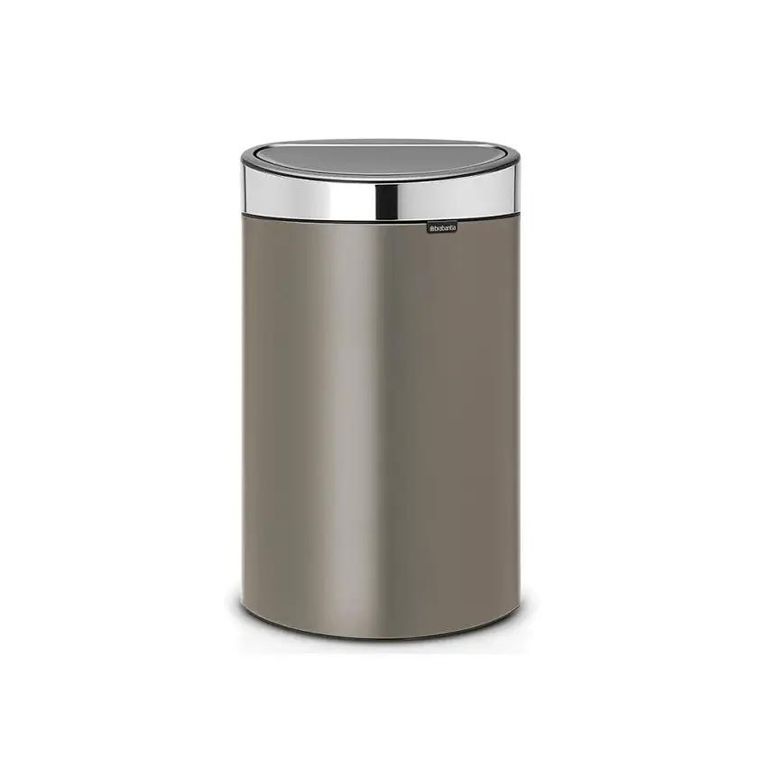 Pattumiera touch top TOUCH BIN NEW 40 l, platino opaco, Brabantia
