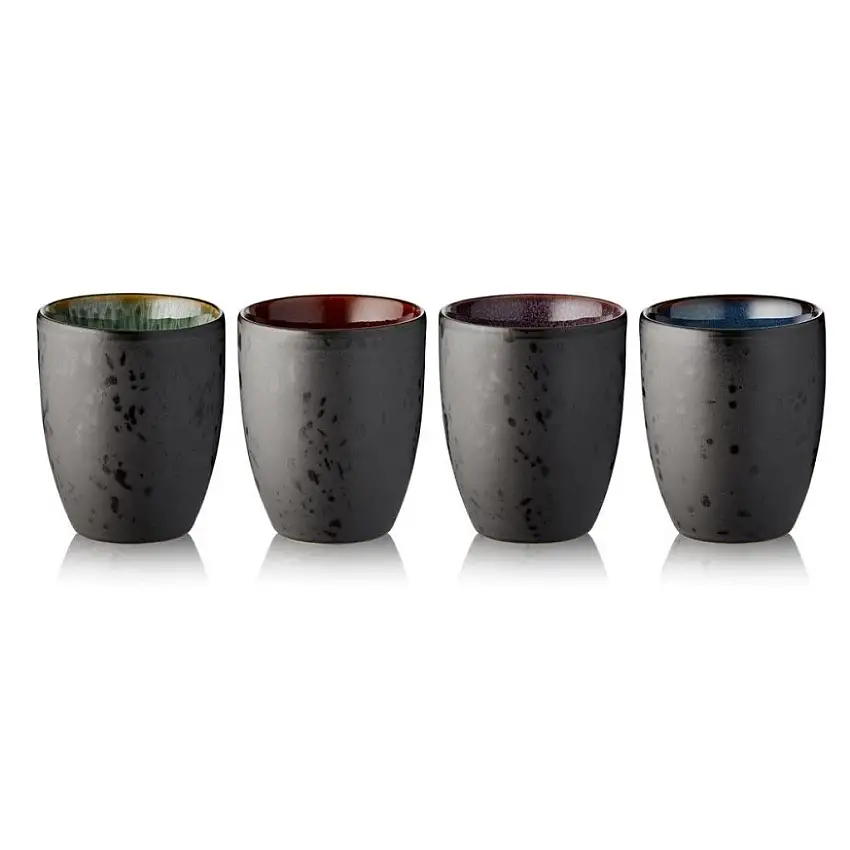 Tazze termiche, set di 4 pz, nero, Bitz