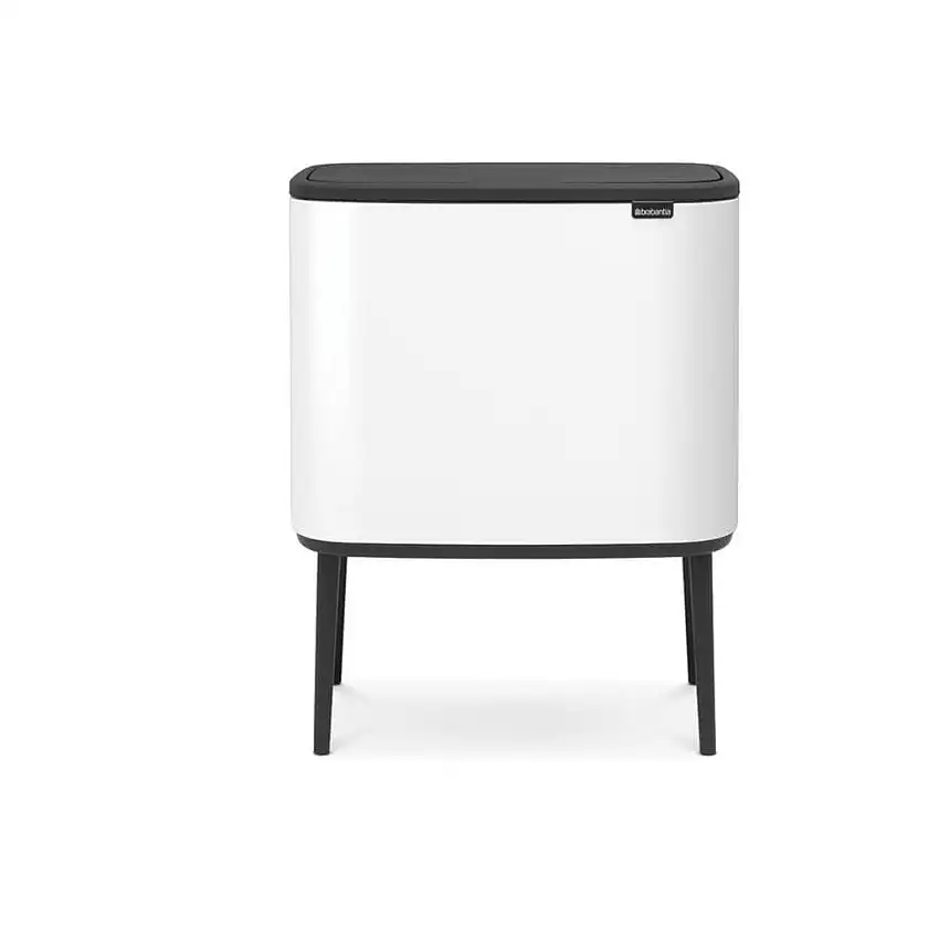 Pattumiera touch BO 11 + 23 l, bianco, Brabantia