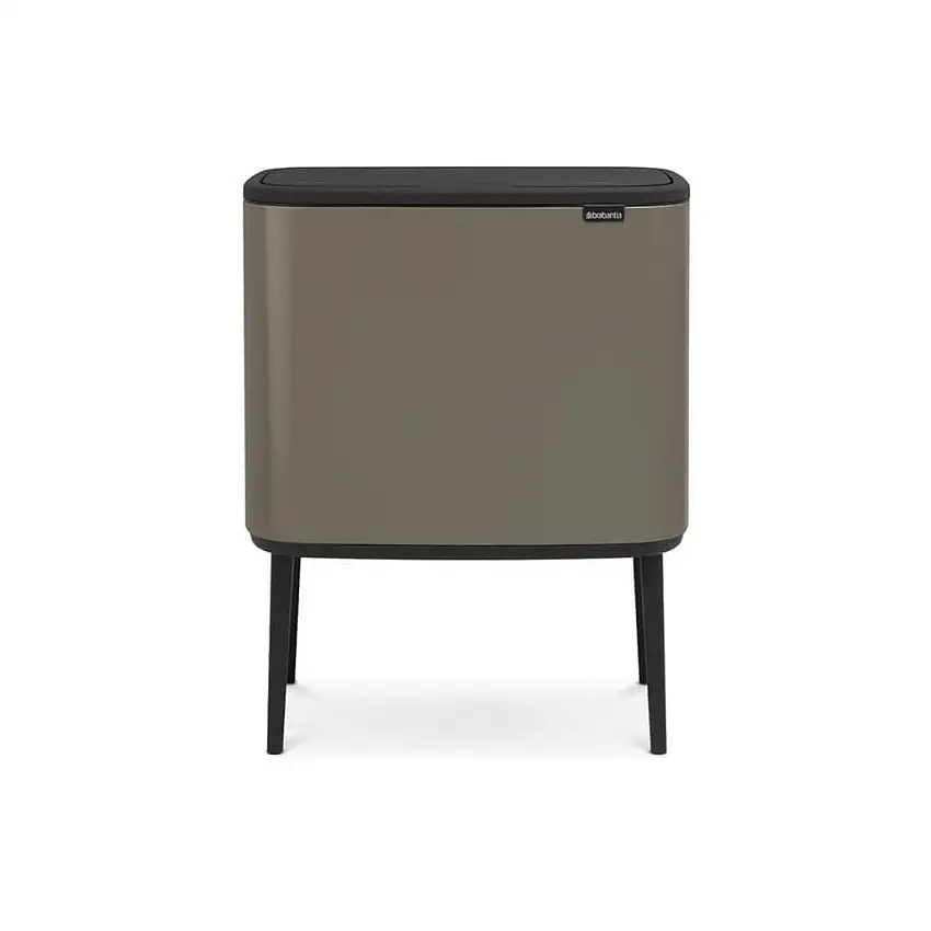 Pattumiera touch top BO 3 x 11 l, platino, Brabantia