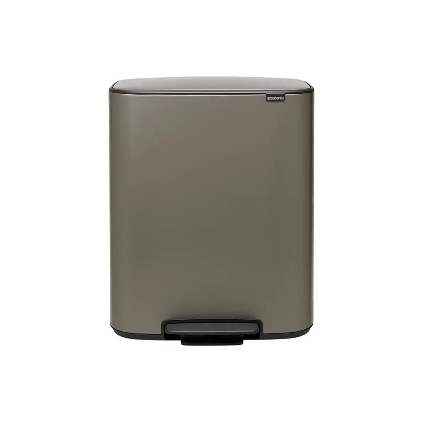 Pattumiera a pedale BO 60 l, platino, Brabantia