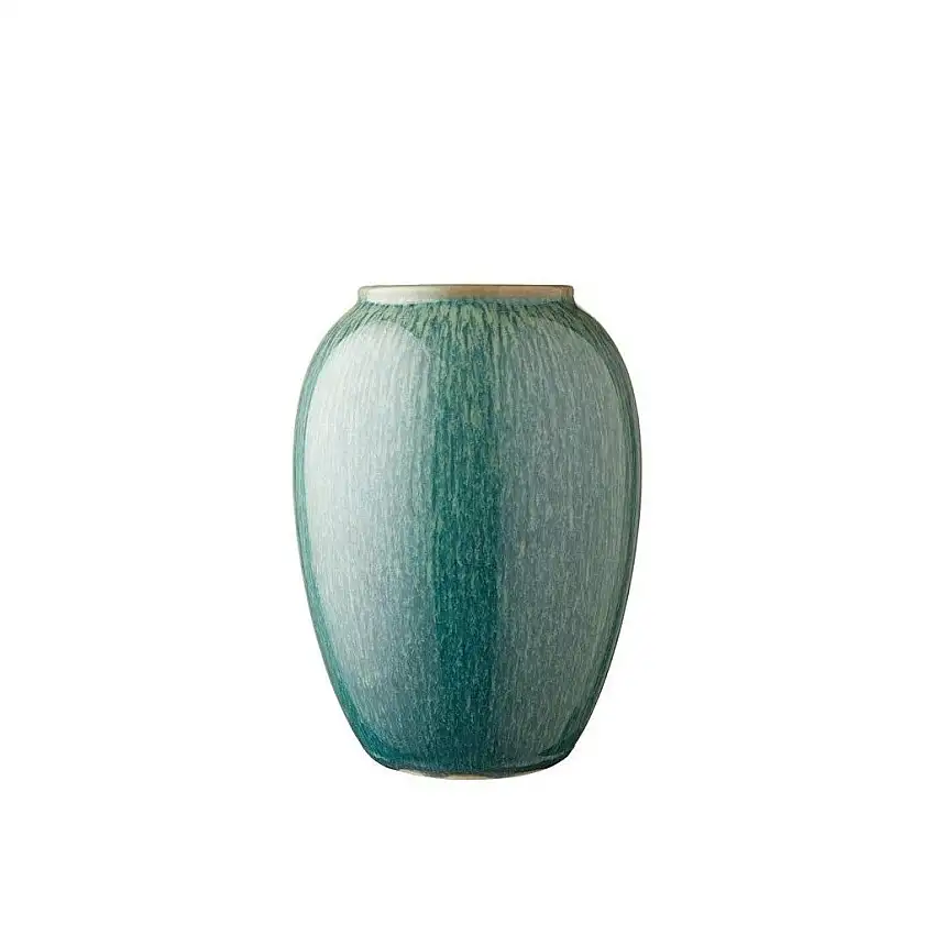 Vaso 25 cm, verde, gres, Bitz