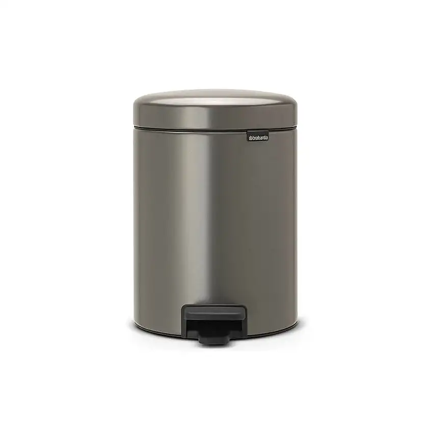 Pattumiera a pedale NEWICON 5 l, platino, Brabantia