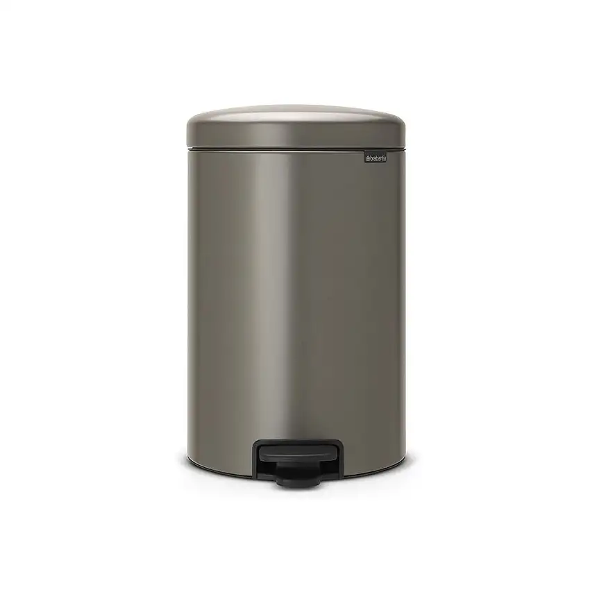 Pattumiera a pedale NEWICON 20 l, platino, Brabantia