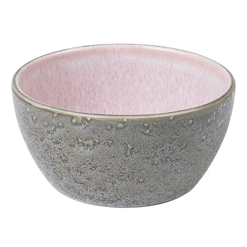 Ciotola 12 cm, grigio/rosa, Bitz