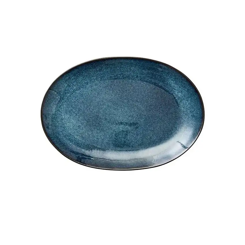 Ciotola 36 x 25 cm, nero/blu scuro, Bitz