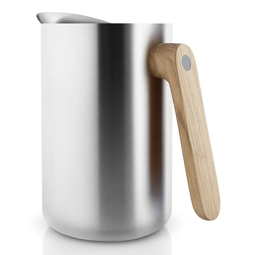 Caraffa termica 1 l, con manico in legno, acciaio inox, Eva Solo