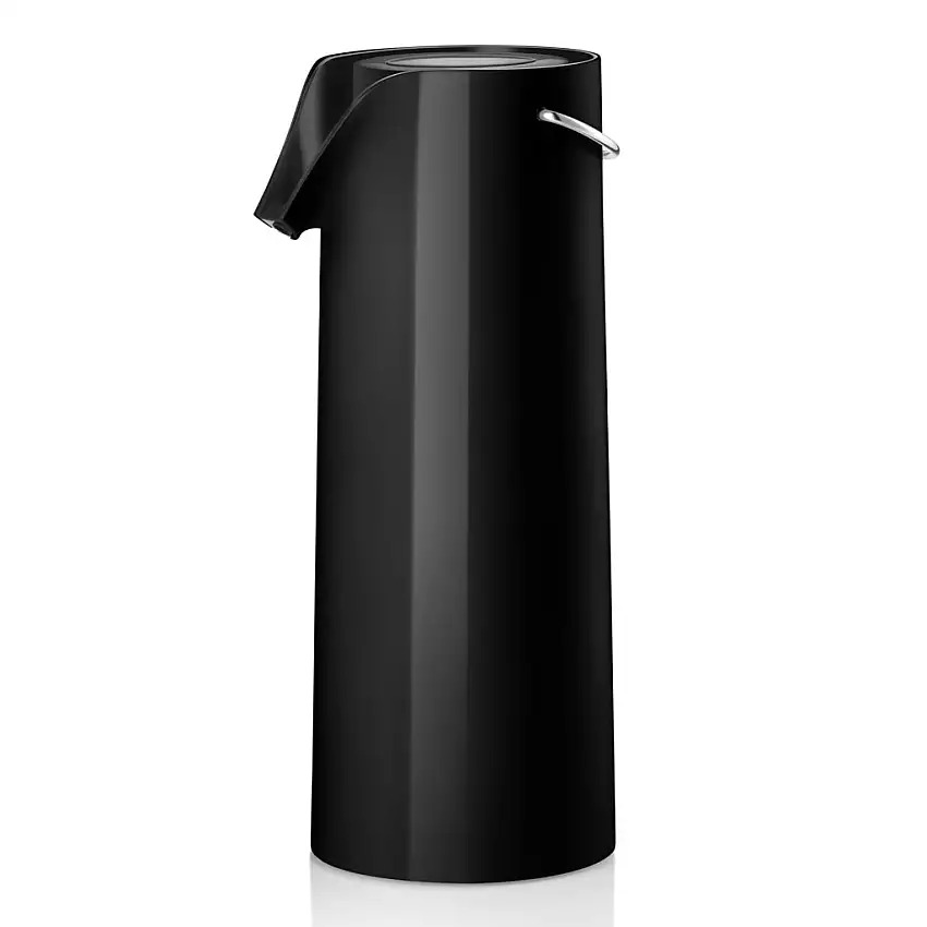Caraffa termica 1,8 l, con pompa sottovuoto, nero, Eva Solo