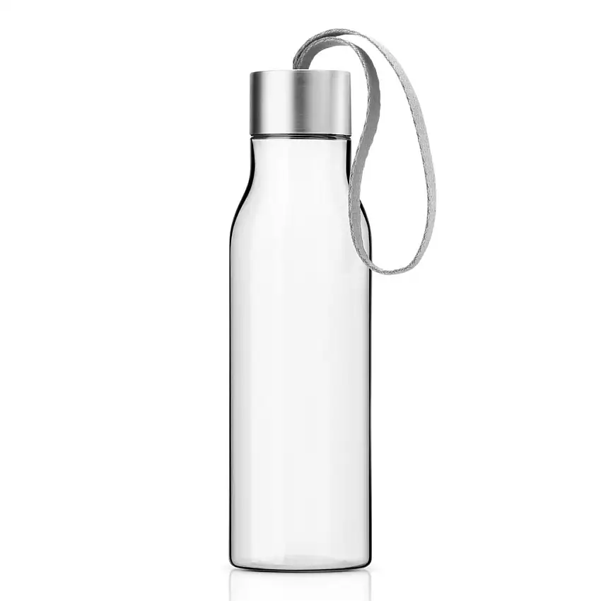 Borraccia 500 ml, cinturino grigio marmo, plastica, Eva Solo