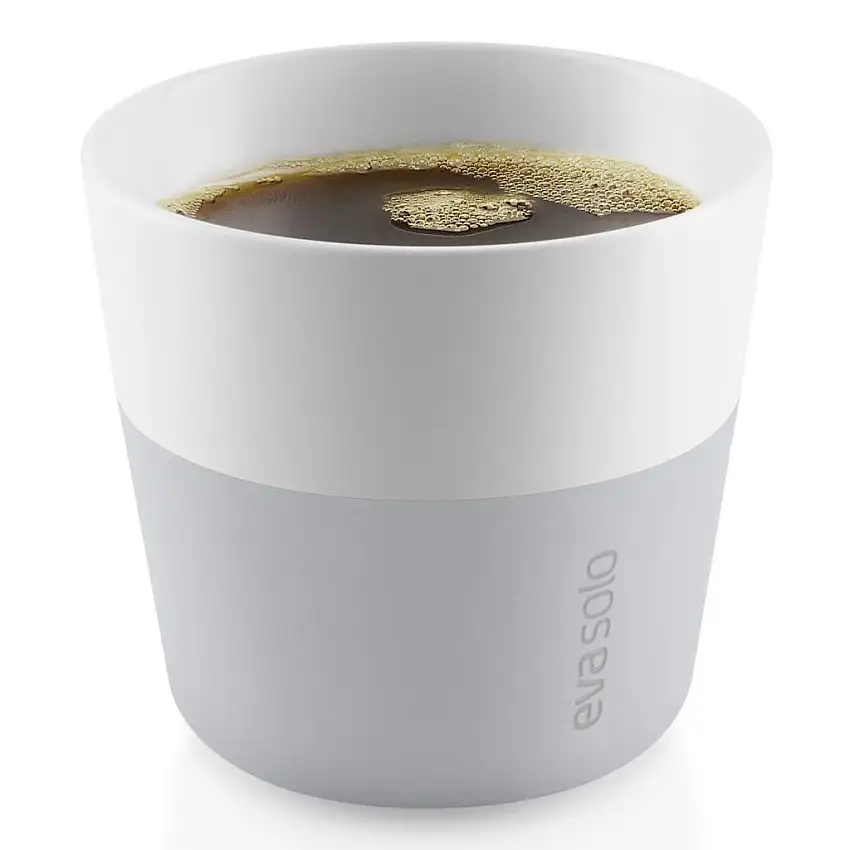 Tazza da caffè 230 ml, set di 2 pz, grigio chiaro, Eva Solo