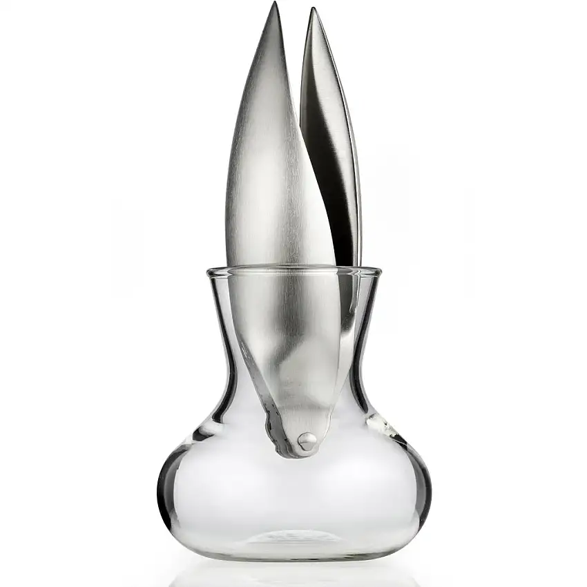 Spremiaglio, con contenitore in vetro, acciaio inox, Eva Solo