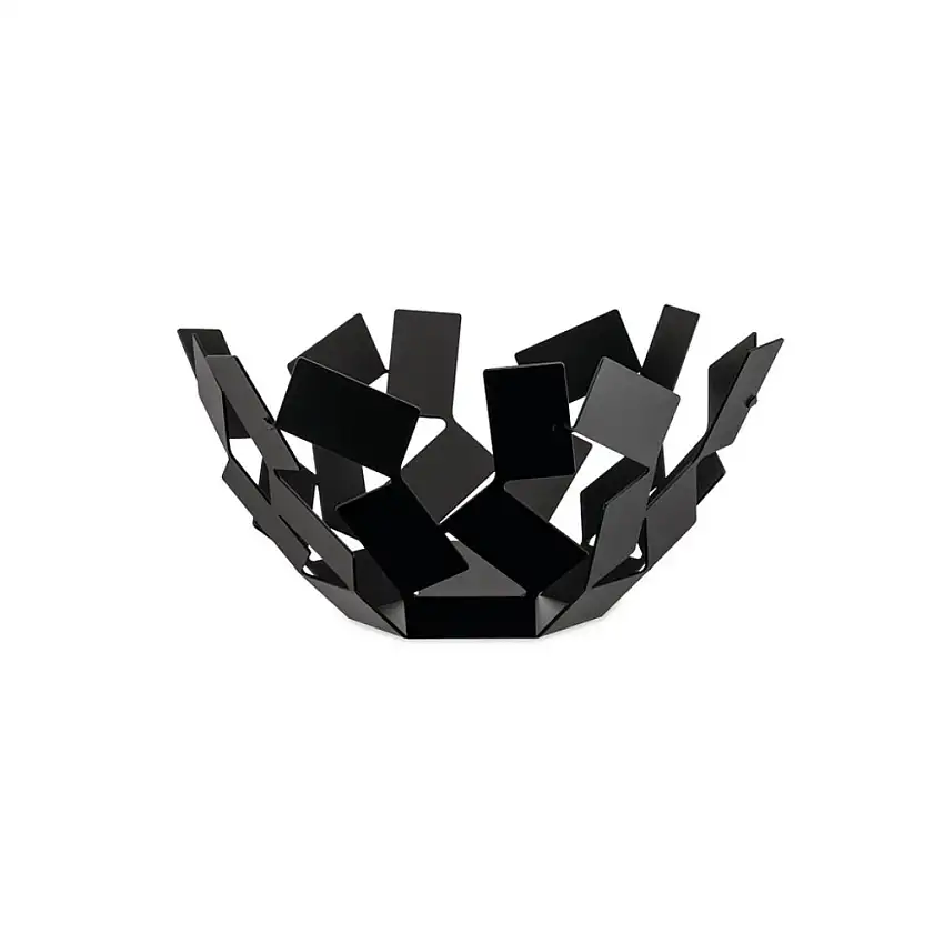 Fruttiera LA STANZA DELLO SCIROCCO 27 cm, nero, Alessi