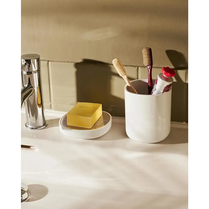 Portaspazzolini BIRILLO, bianco, Alessi