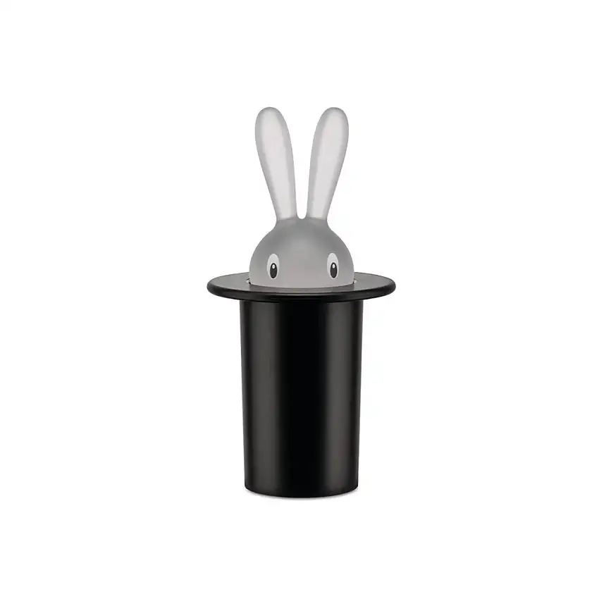 Portastuzzicadenti MAGIC BUNNY, nero, Alessi