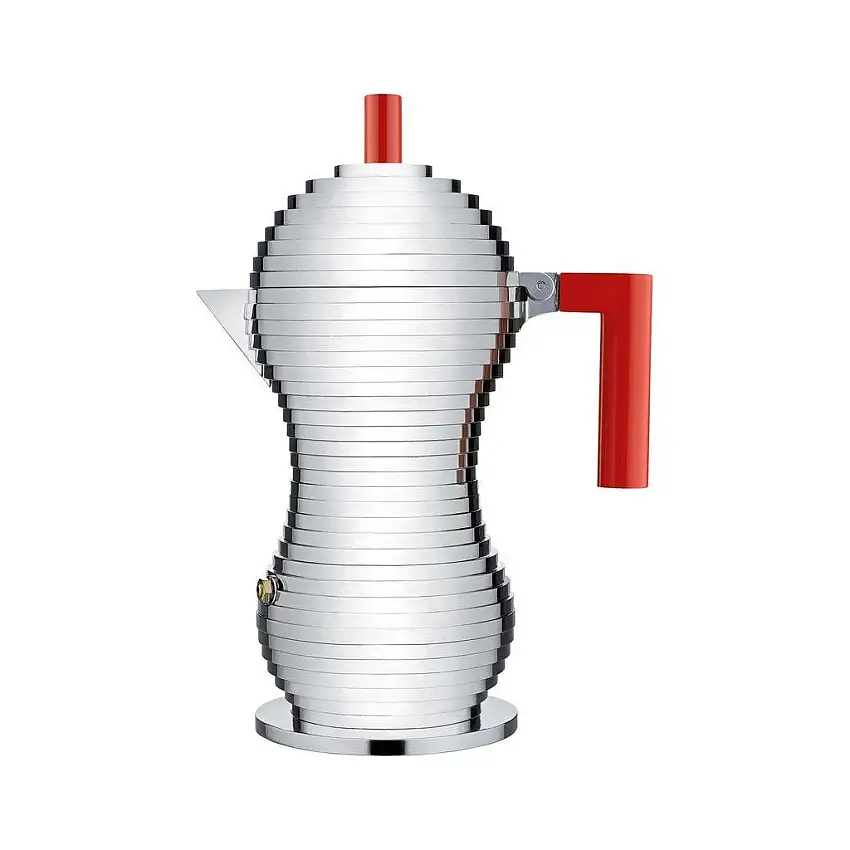 Caffettiera espresso PULCINA 300 ml, rosso, Alessi