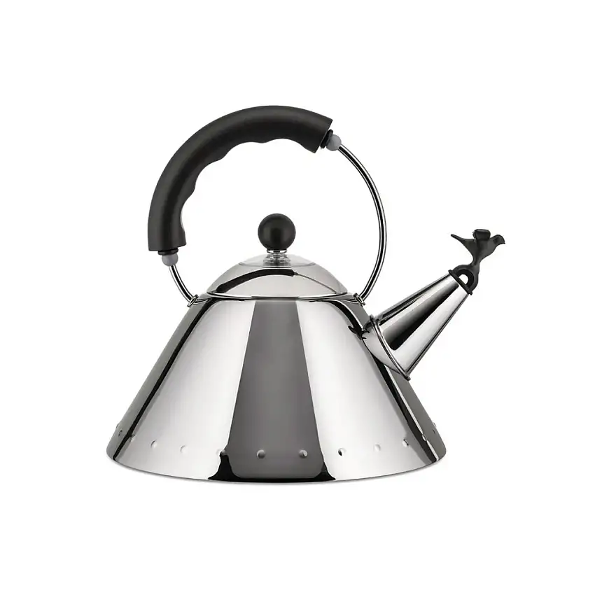Bollitore per piano cottura 9093 2 l, argento / nero, Alessi