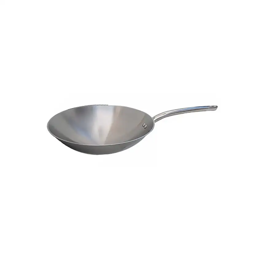 Wok PRIM'APPETY 36 cm, acciaio inox, de Buyer