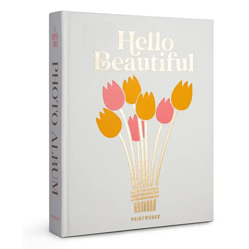 Album fotografico HELLO BEAUTIFUL, bianco, Printworks