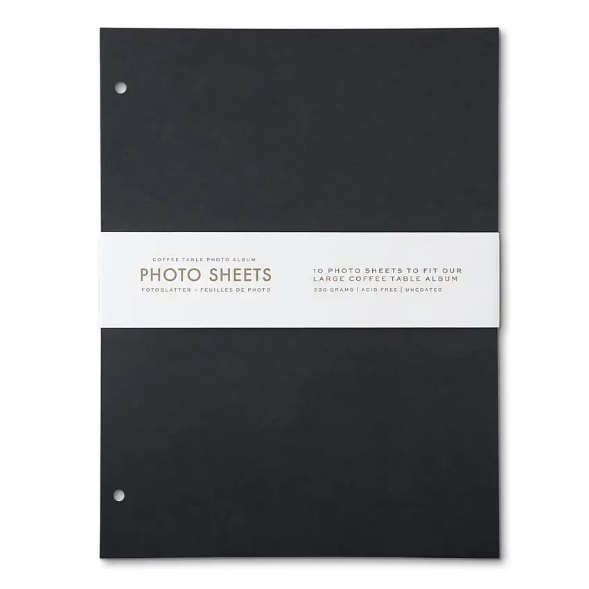 Carta di ricambio per album fotografico, 10 pz, taglia L, Printworks