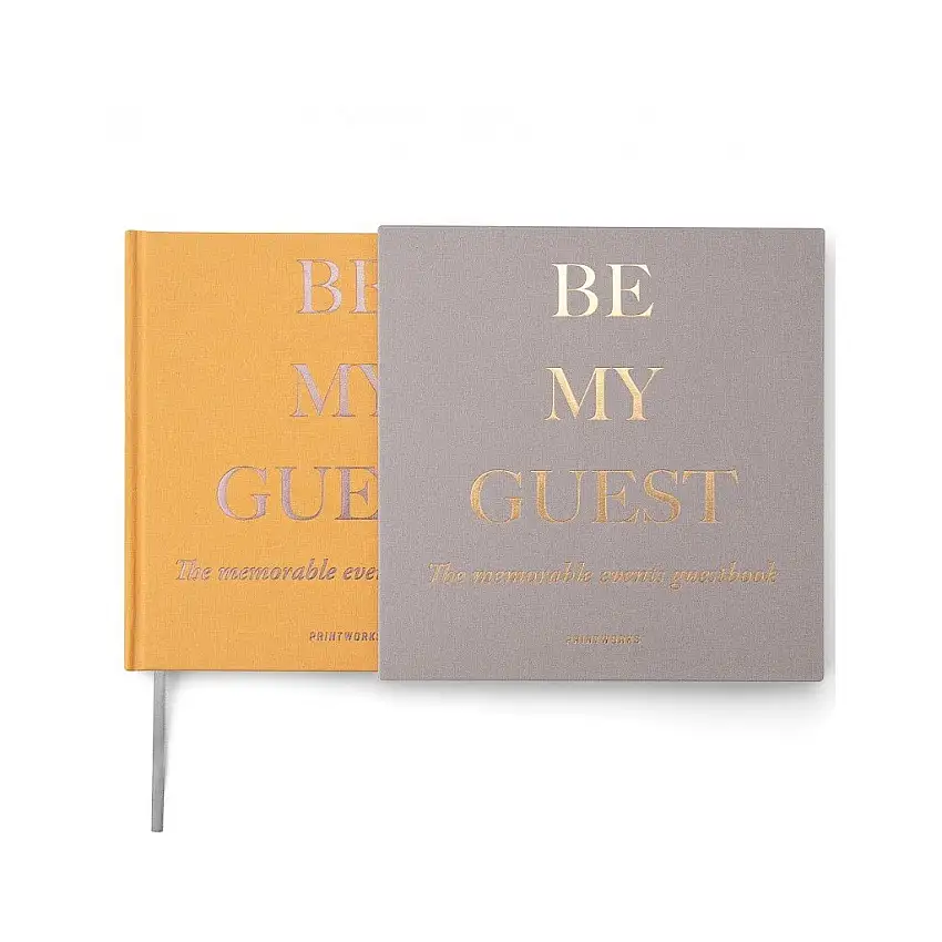 Libro degli ospiti, beige / giallo, Printworks