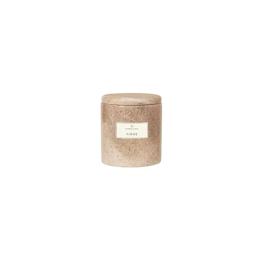 Candela profumata FRABLE FIGUE, 8 cm, Sabbia, Blomus