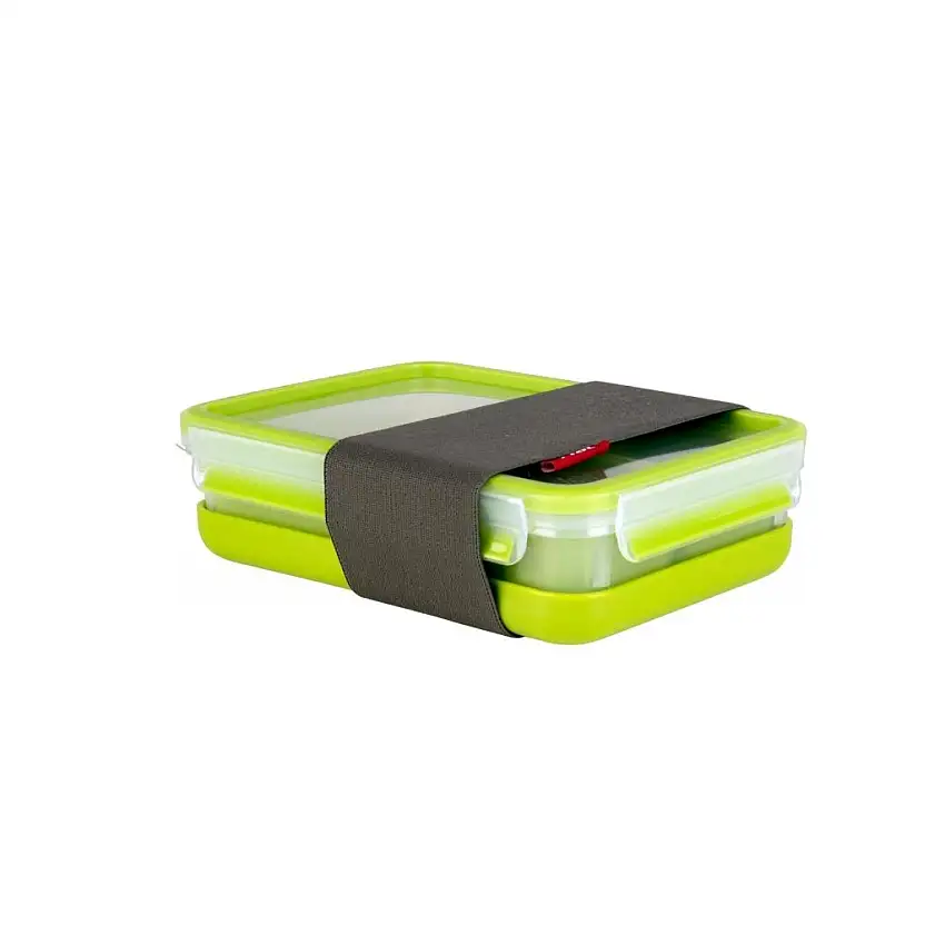 Portapranzo MASTER SEAL TO GO 1,2 l, con elastico protettivo, verde, Tefal