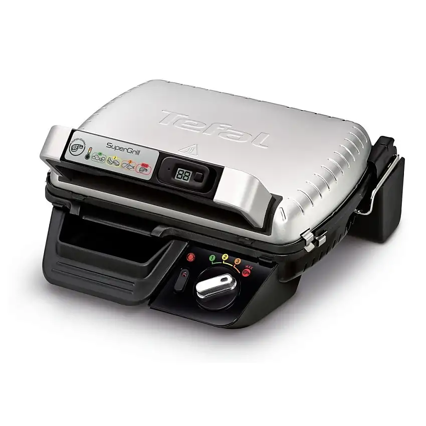 Grill a contatto elettrico SUPERGRILL TIMER EU UC 700 GC451B12, Tefal