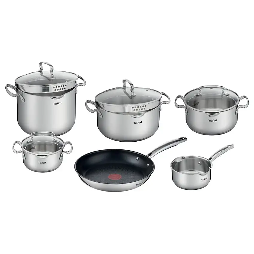 Batteria di pentole DUETTO+, 10 pz, Tefal