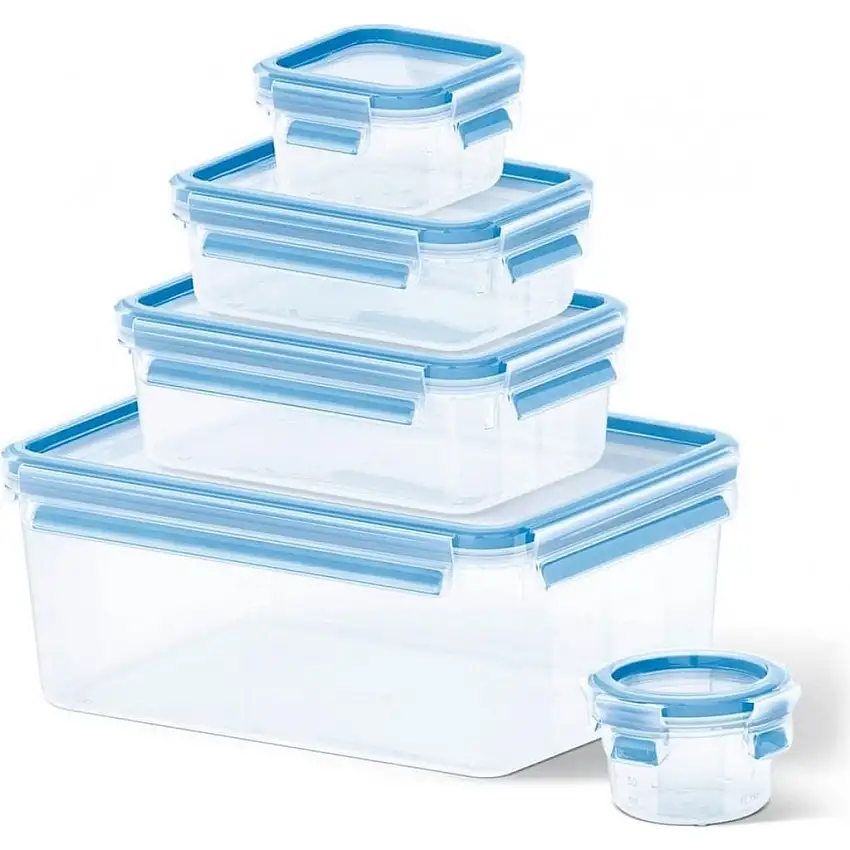 Barattolo da cucina MASTER SEAL FRESH K3029012, set di 5 pz, plastica, Tefal