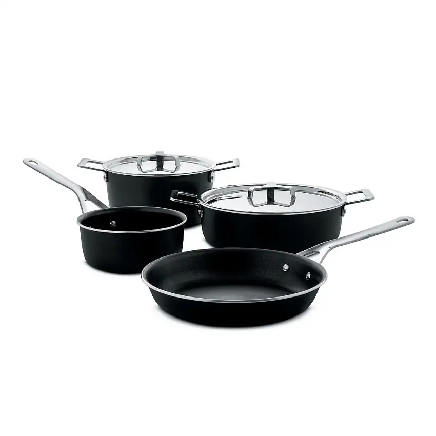 Set pentole POTS & PANS, 6 pz, acciaio inossidabile, Alessi