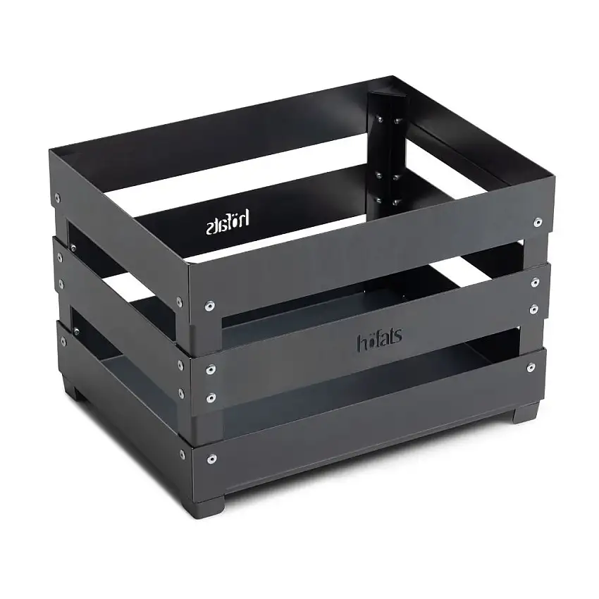Braciere CRATE 40×30×27 cm, acciaio corten, Höfats