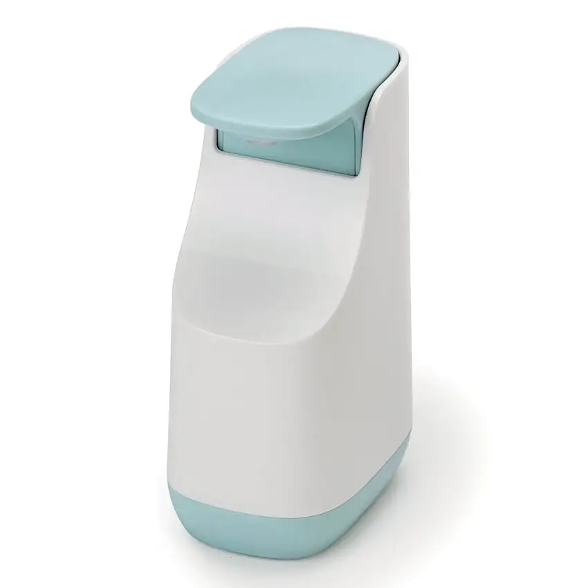 Dispenser di sapone liquido SLIM 350 ml, bianco e blu, Joseph Joseph