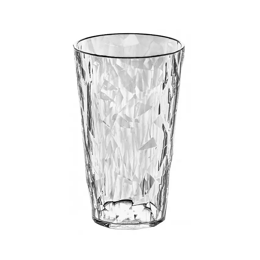 Bicchiere in plastica da long drink CLUB L, 400 ml, cristallino, Koziol