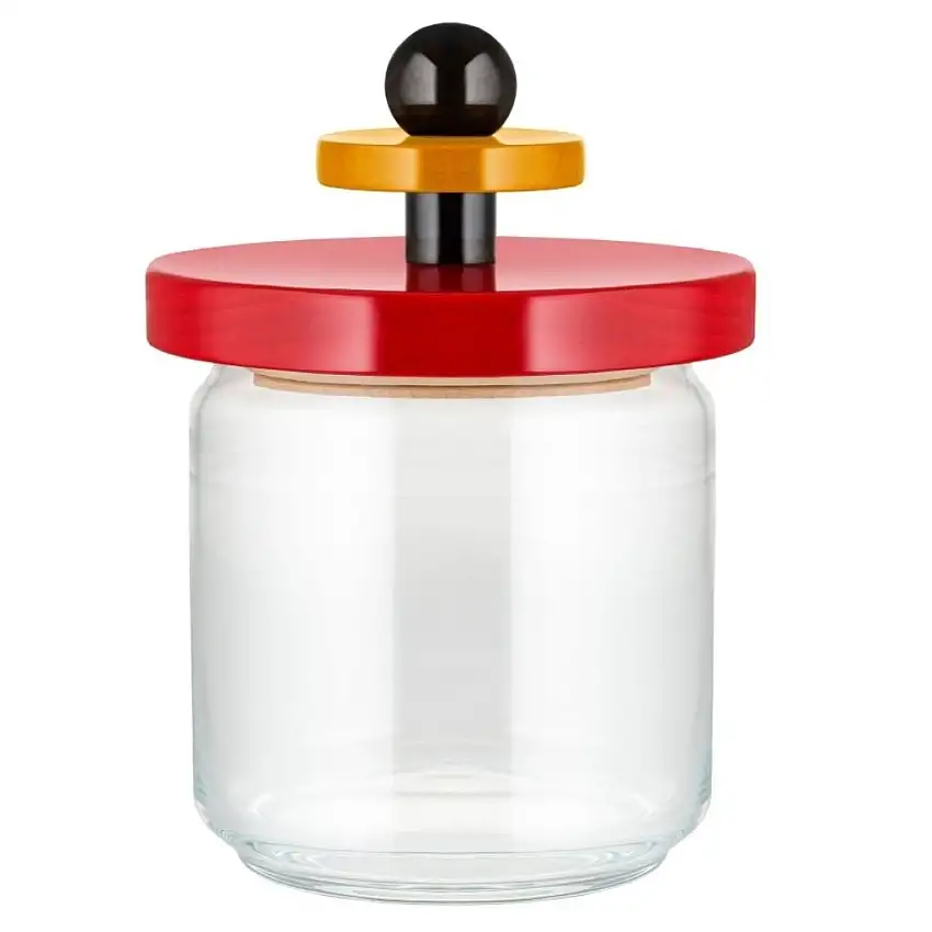 Barattolo da cucina 100 COLLECTION, 750 ml, rosso, vetro, Alessi