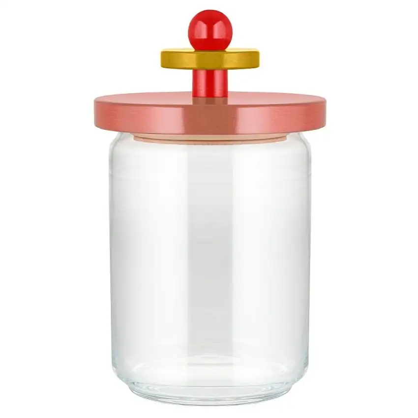 Barattolo da cucina 100 COLLECTION, 1 l, rosa, vetro, Alessi