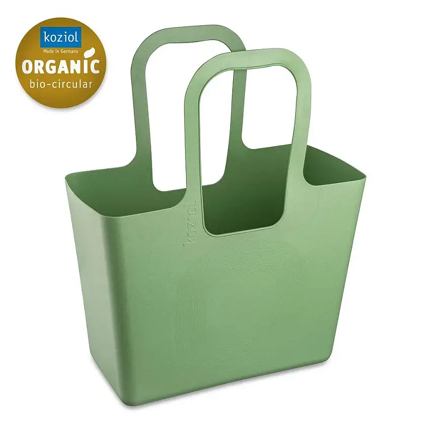Borsa shopper TASCHE XL, verde foglia, Koziol
